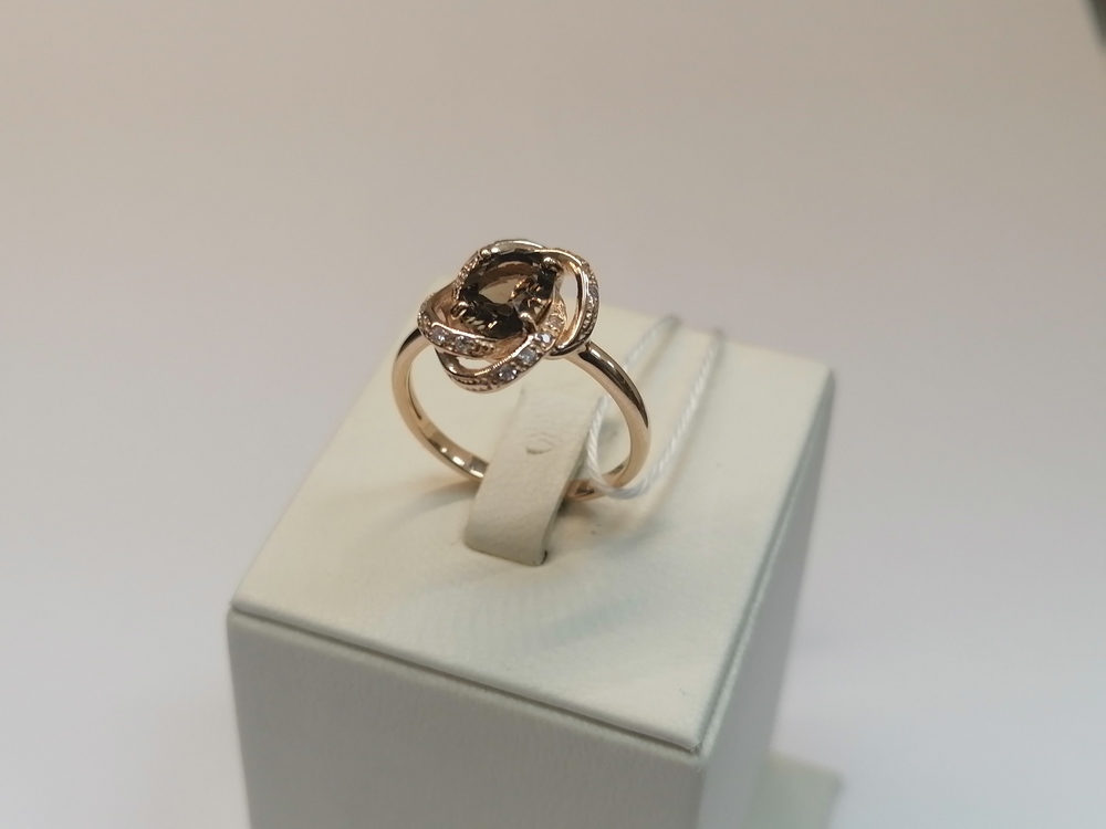 КОЛКМИ585 КОЛЬЦО С КАМНЯМИ (Au 585)