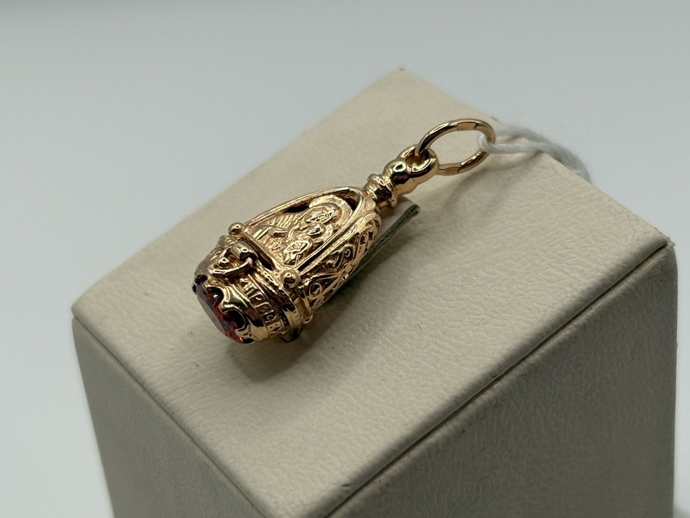 ПОДКМ585 ПОДВЕСКА С КАМНЕМ (Au 585)