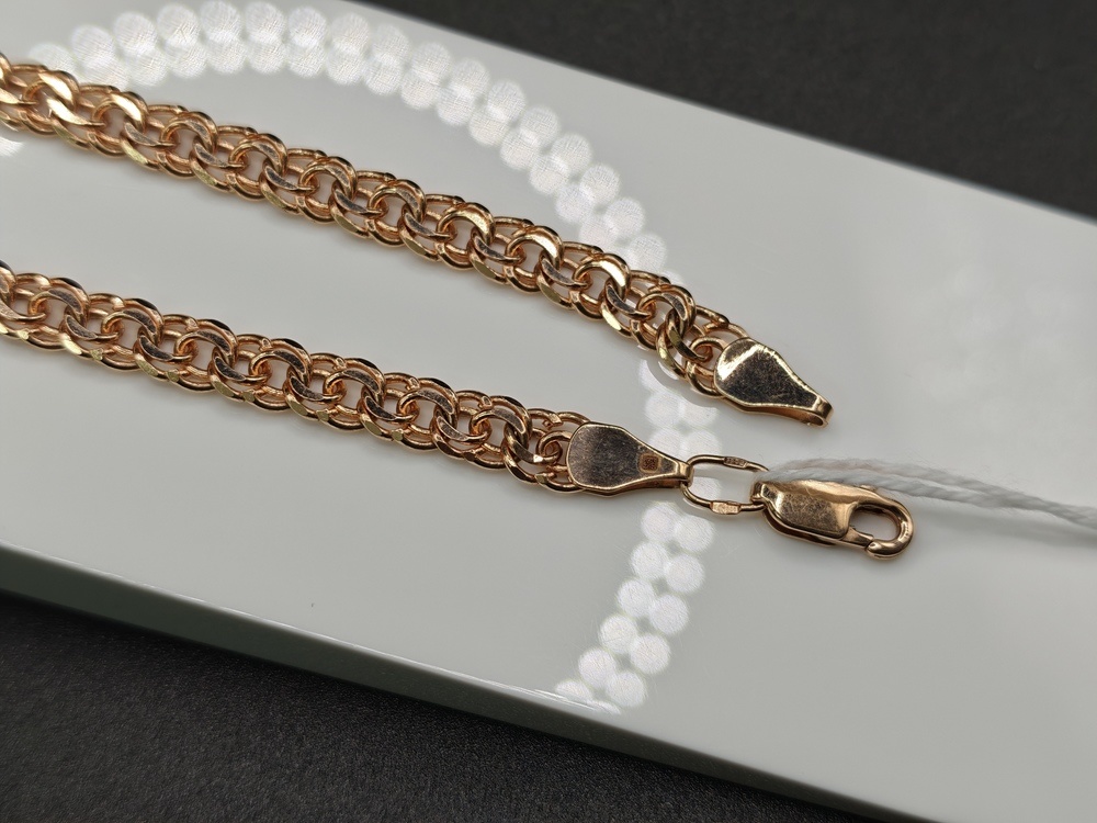 БРАСЛЕТ ПОЛНОВЕСНЫЙ Бисмарк (Au 585)