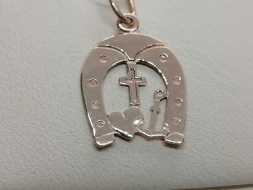 911 ПОДВЕСКА БЕЗ КАМНЯ (Au 585)
