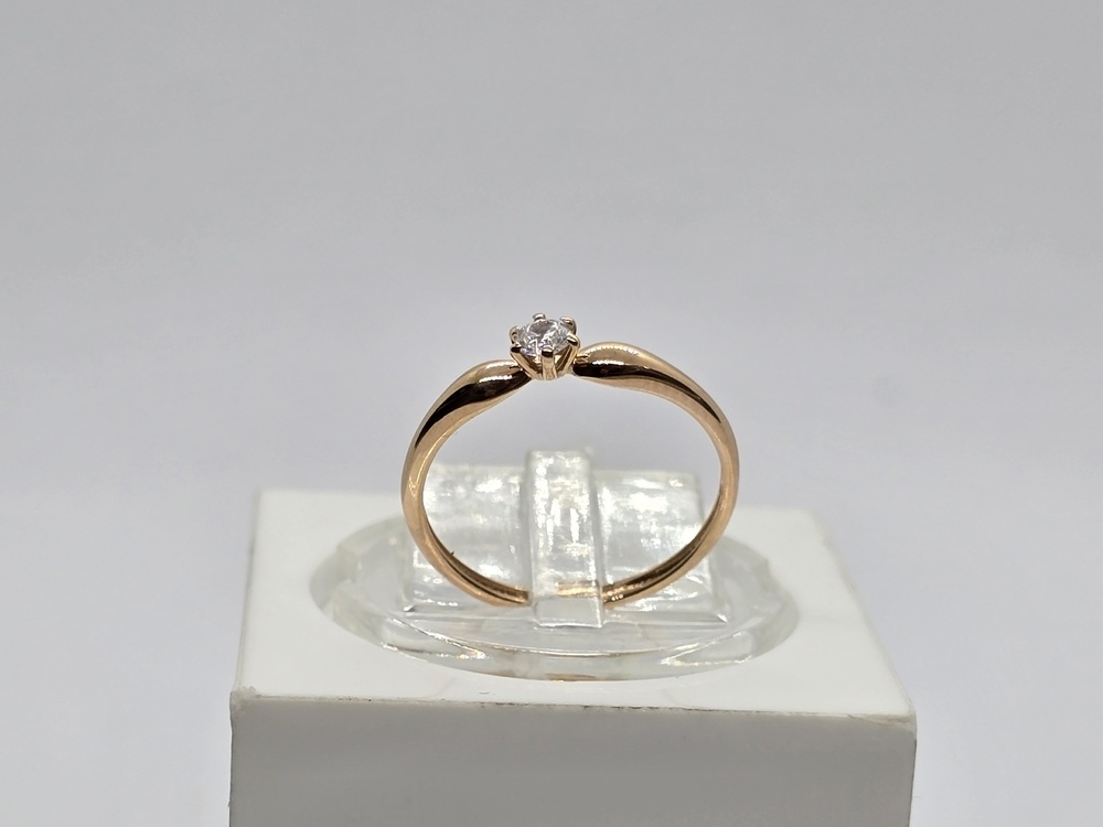 КОЛКМ585 КОЛЬЦО С КАМНЕМ (Au 585)