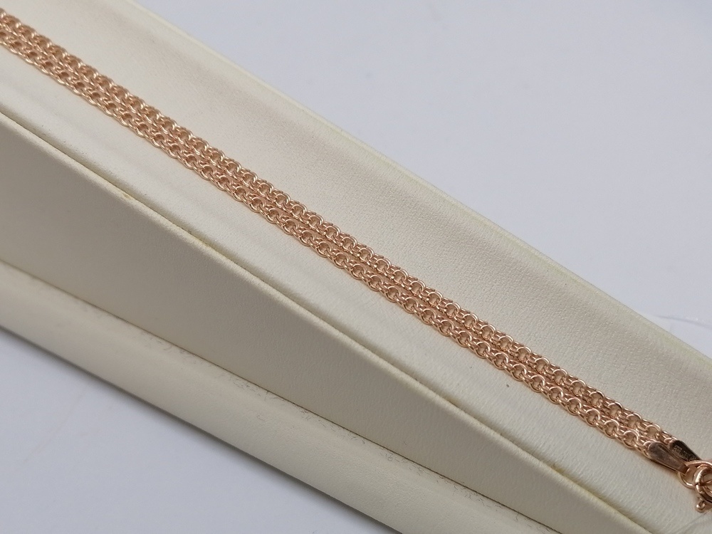 8040200-55 ЦЕПЬ ПОЛНОВЕСНАЯ Бисмарк (Au 585)