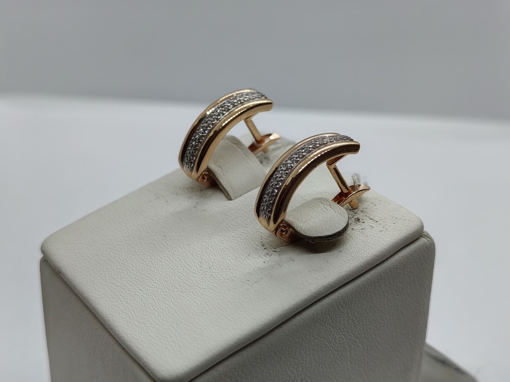 СЕРЬГИ С КАМНЯМИ (Au 585)