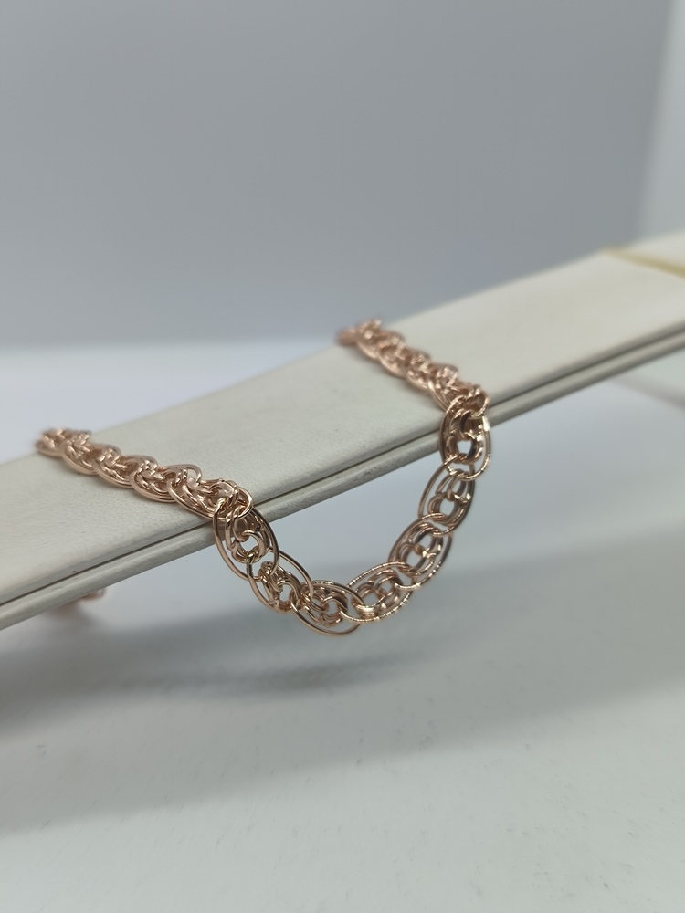 БРАСЛЕТ ПУСТОТЕЛЫЙ Нона бисмарк (Au 585)