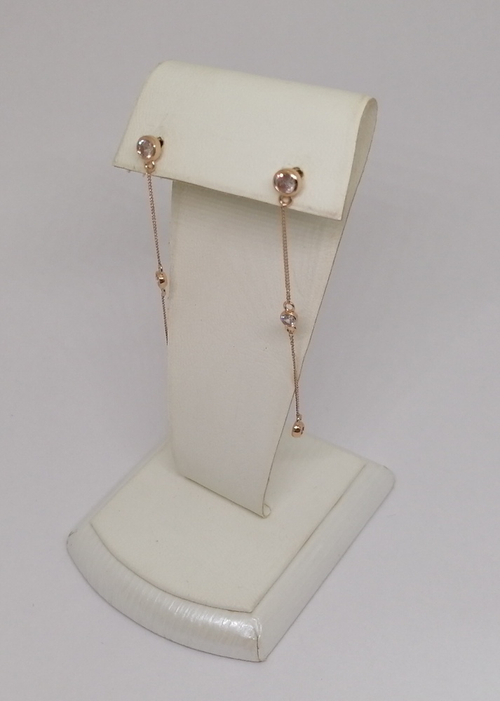 СПУС585 СЕРЬГИ ПУСЕТЫ (Au 585)