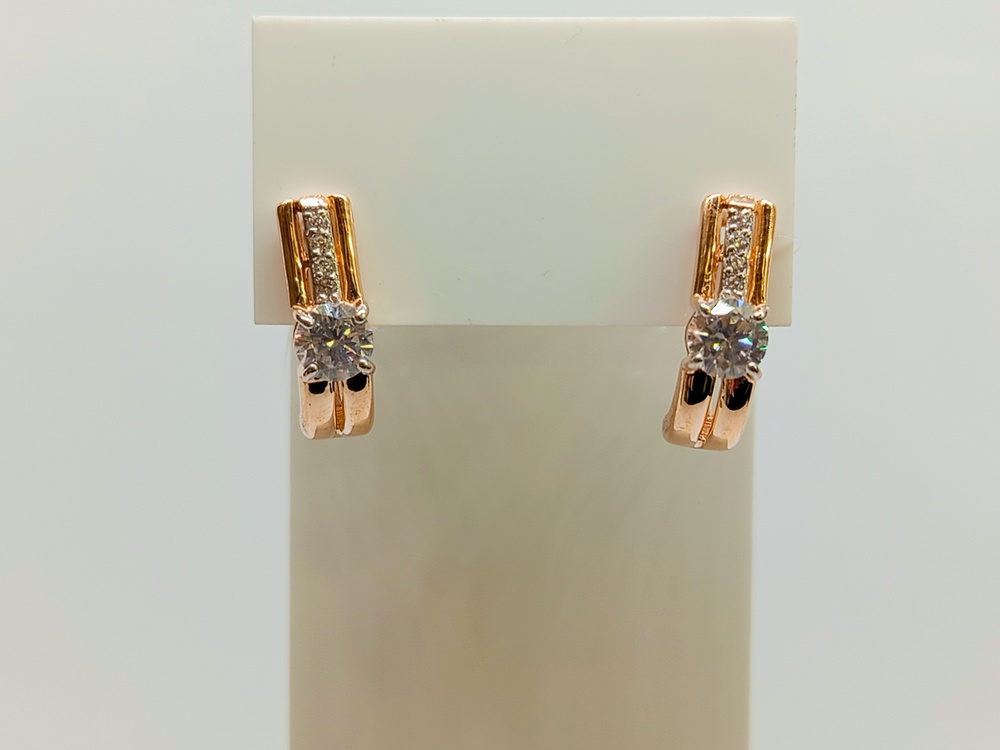 СЕРЬГИ С КАМНЯМИ (Au 585)