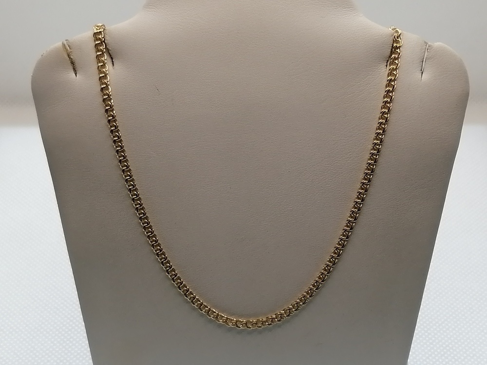 8040200L-45 ЦЕПЬ ПОЛНОВЕСНАЯ Бисмарк (Au 585)