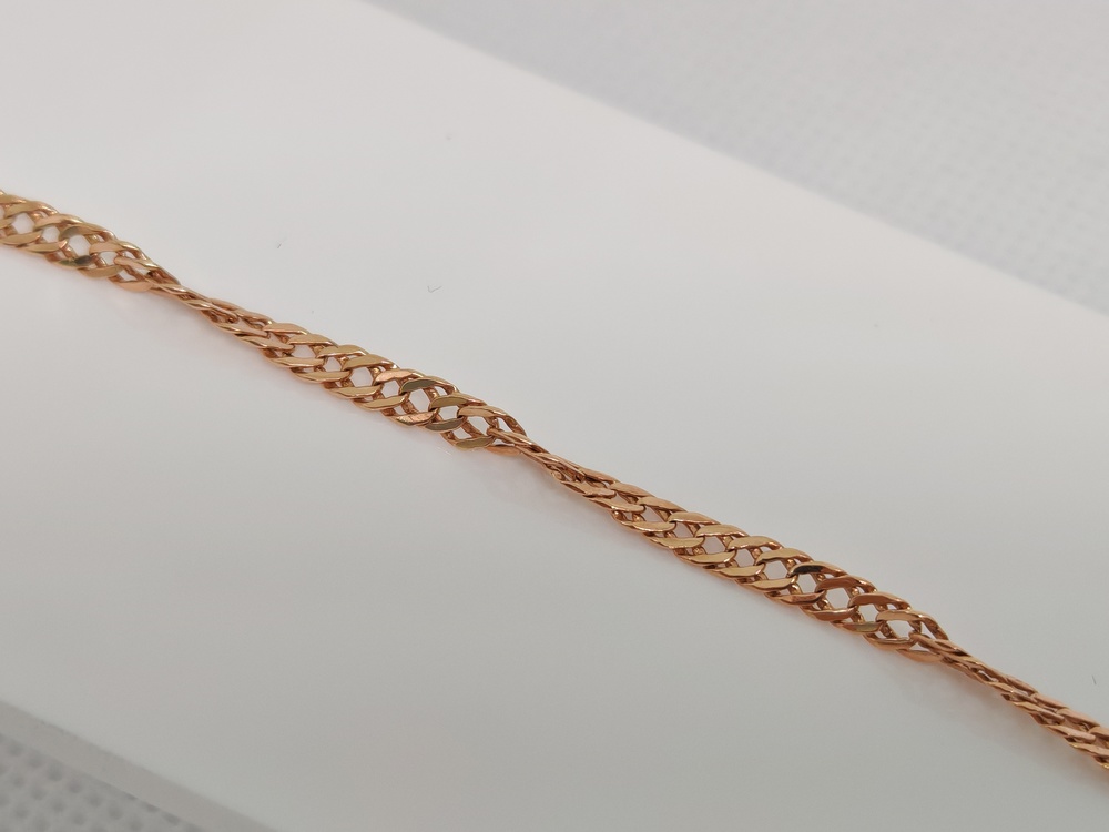 БРАСЛЕТ ПОЛНОВЕСНЫЙ Сингапур Au 585