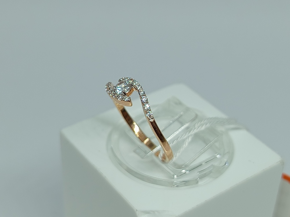 КОЛКМИ585 КОЛЬЦО С КАМНЯМИ (Au 585)