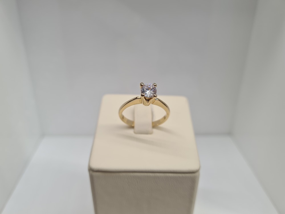 КОЛЬЦО С КАМНЕМ (Au 585)