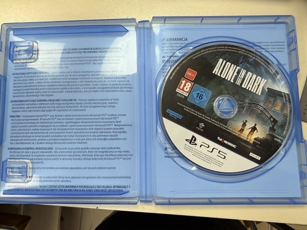 Игра Playstation 5 Alone in the Dark