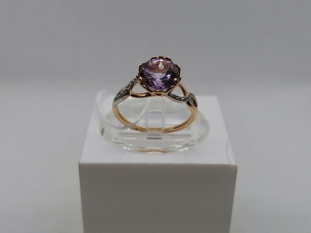 КОЛКМИ585 КОЛЬЦО С КАМНЯМИ (Au 585)