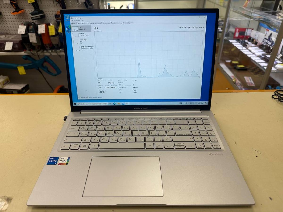 Ноутбук ASUS VIVOBOOK x1704z; Core i5-1235U, Iris(R) Xe Graphics, 16 Гб, 512 GB, Нет