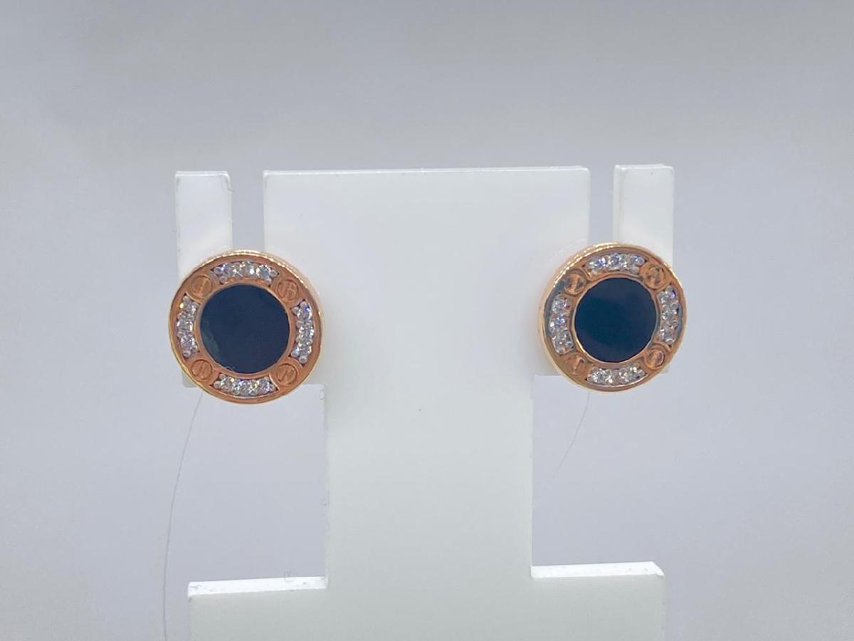 СЕРЬГИ С КАМНЯМИ (Au 585)