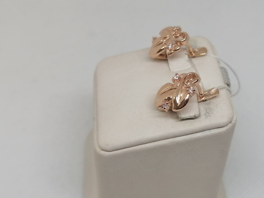 СЕРЬГИ С КАМНЯМИ (Au 585)