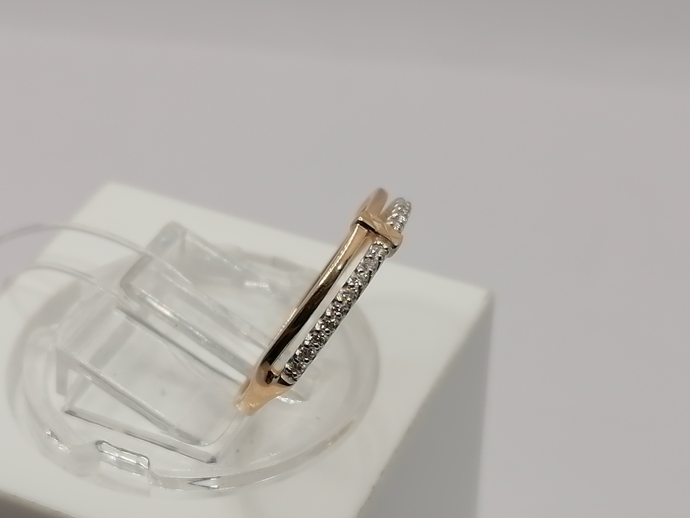 КОЛЬЦО С КАМНЯМИ (Au 585)