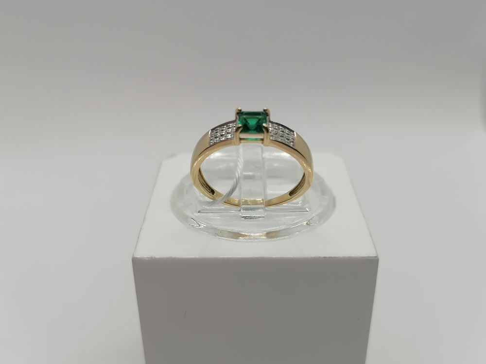 КОЛКМИ585 КОЛЬЦО С КАМНЯМИ (Au 585)