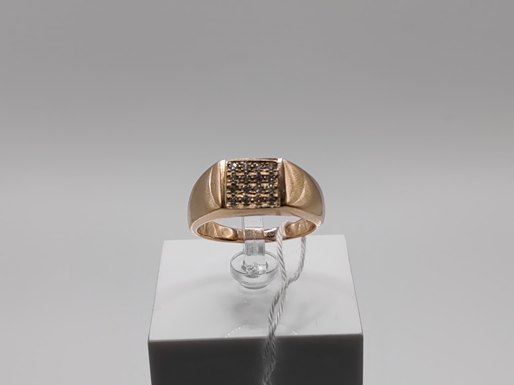 ПЕЧКМИ585 ПЕЧАТКА С КАМНЯМИ (Au 585)