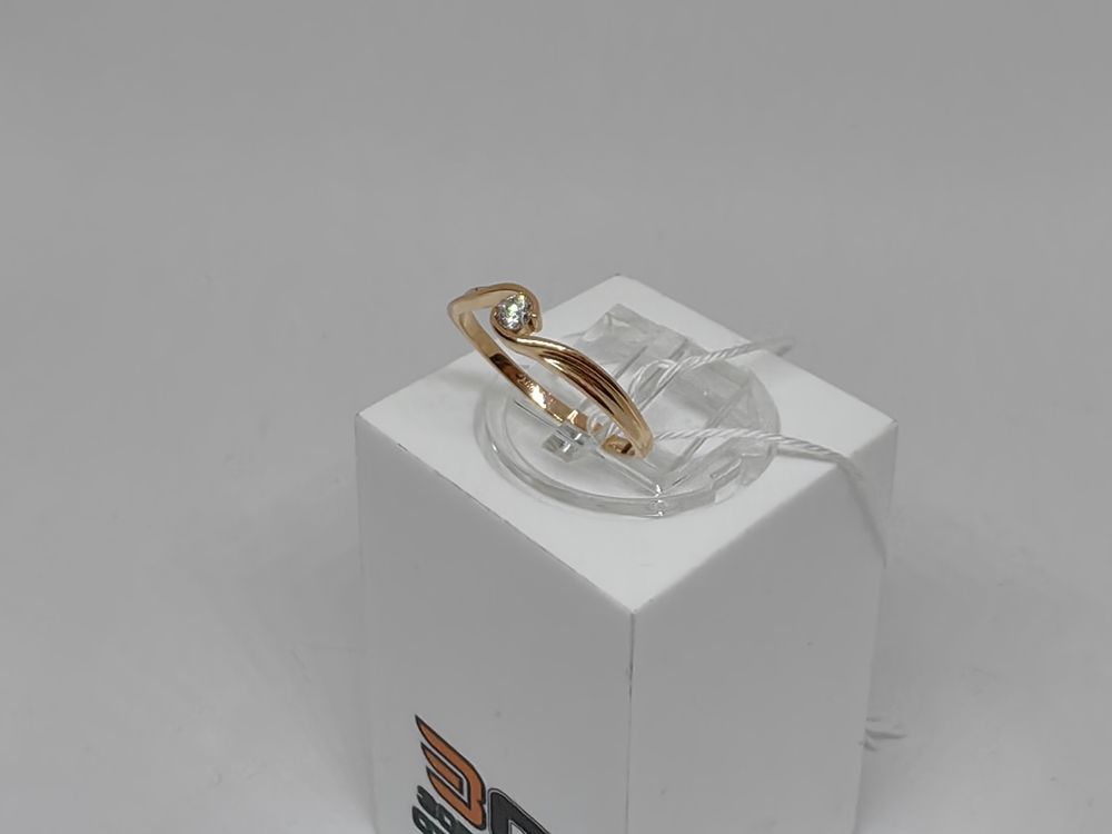 КОЛКМ585 КОЛЬЦО С КАМНЕМ (Au 585)