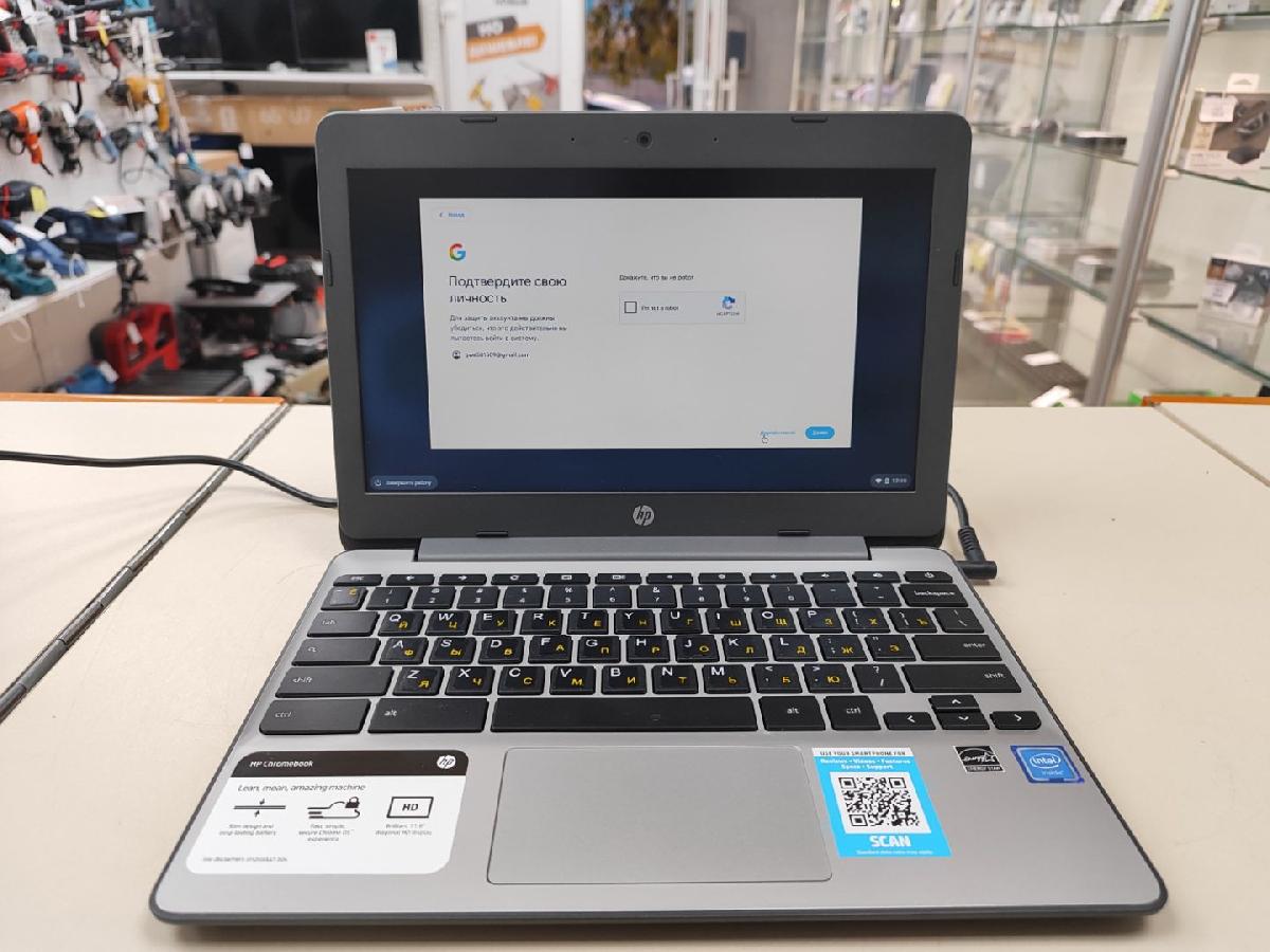 НЕТБУК HP 123; Celeron N3060, Intel UHD Graphics, 4 Gb, 128 Гб, Нет