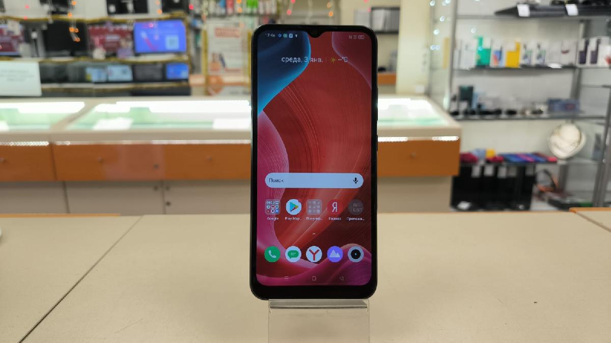 Смартфон Realme C21 4/64 4400031564995 в Волгограде - купить в  интернет-магазине ювелирных украшений и дисконт техники «Золотой Стандарт»