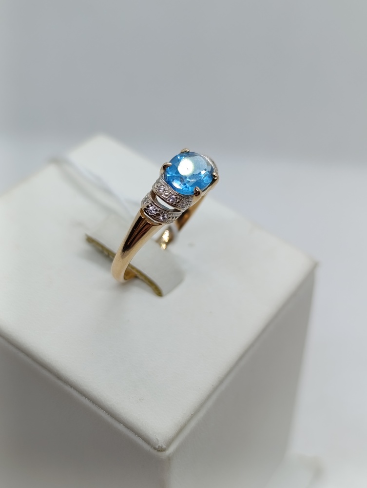 КОЛКМИ585 КОЛЬЦО С КАМНЯМИ (Au 585)