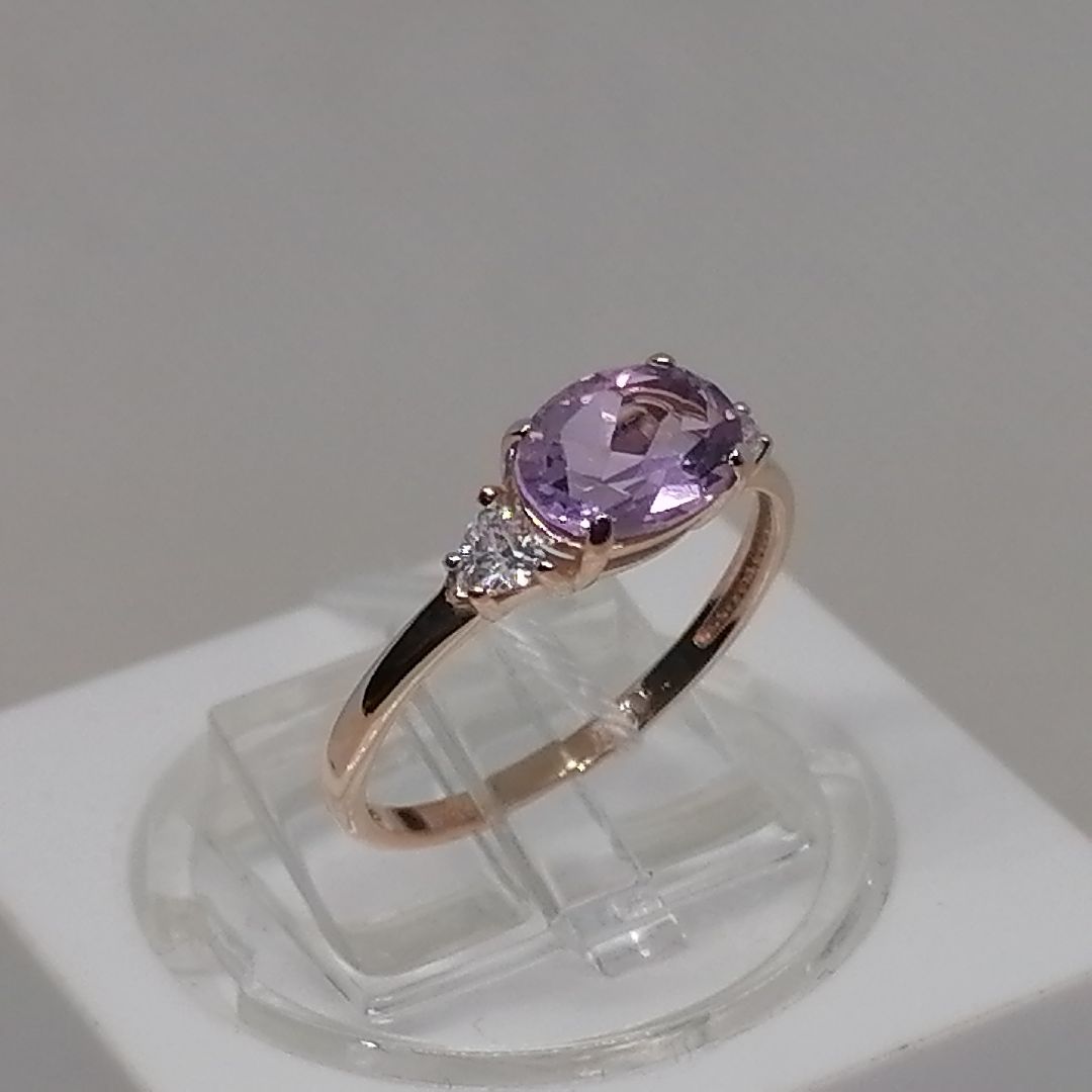 КОЛКМИ585 КОЛЬЦО С КАМНЯМИ (Au 585)