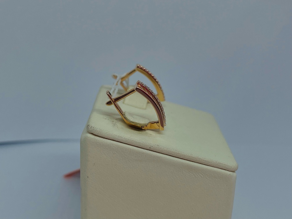 СЕРЬГИ С КАМНЯМИ (Au 585)