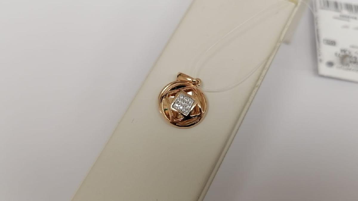 ПОДВЕСКА С КАМНЯМИ (Au 585)