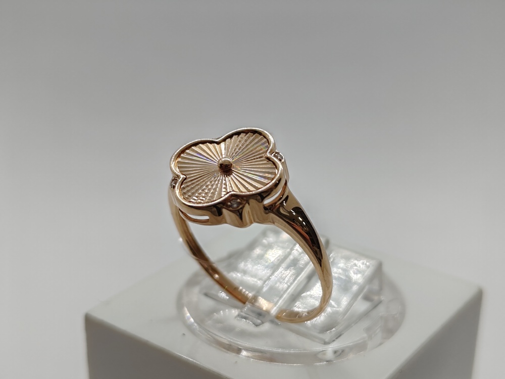 КОЛЬЦО С КАМНЯМИ (Au 585)