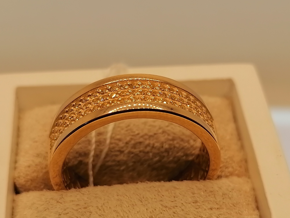 КОЛЬЦО С КАМНЯМИ (Au 585)