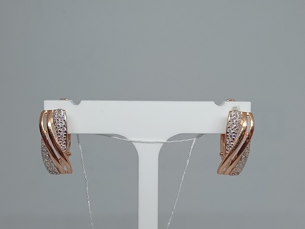 СЕРЬГИ С КАМНЯМИ (Au 585)