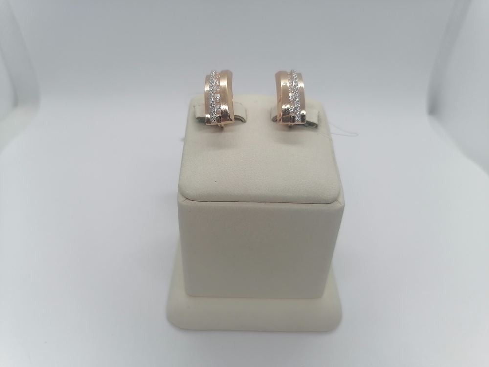 СЕРЬГИ С КАМНЯМИ (Au 585)