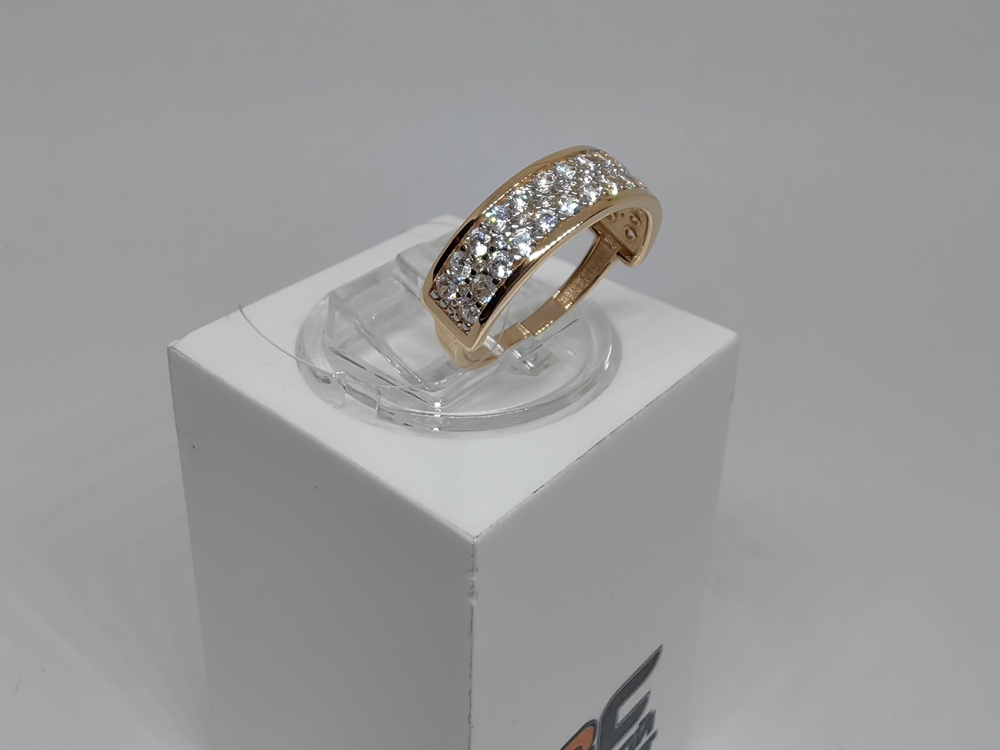 КОЛЬЦО С КАМНЯМИ (Au 585)