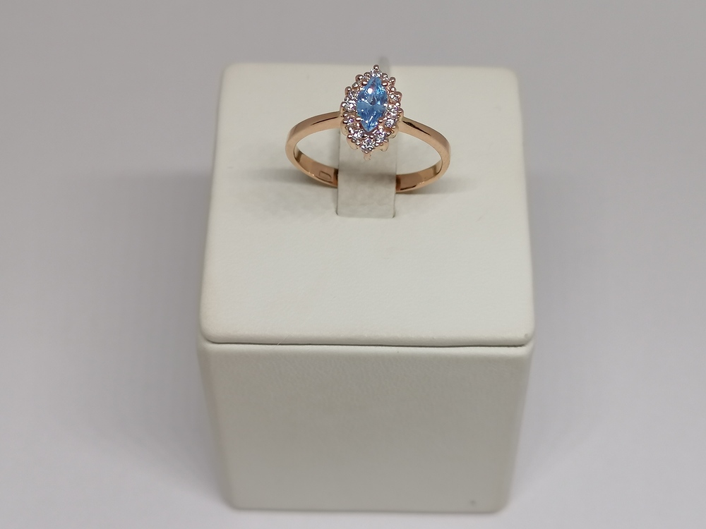 КОЛКМИ585 КОЛЬЦО С КАМНЯМИ (Au 585)