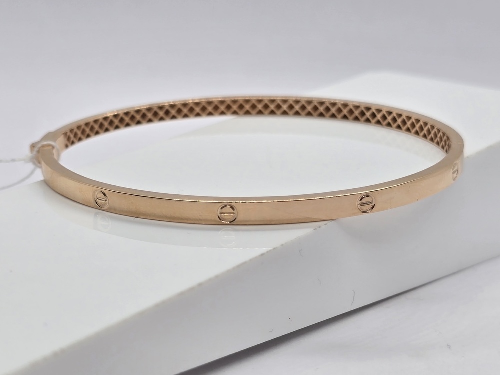 БРАСЛЕТ ЖЕСТКИЙ без камня (Au 585)