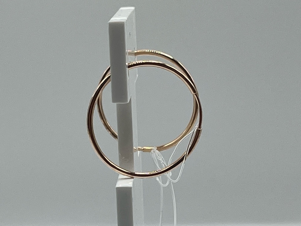 СЕРЬГИ КОНГО без камня (Au 585)