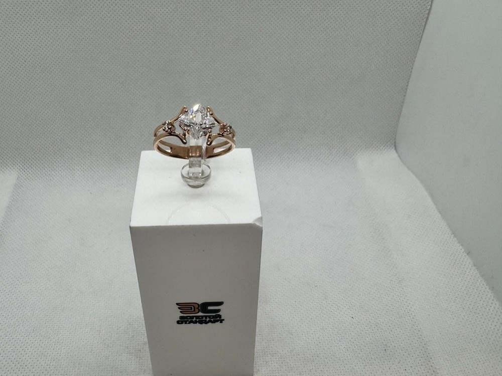 КОЛКМИ585 КОЛЬЦО С КАМНЯМИ (Au 585)