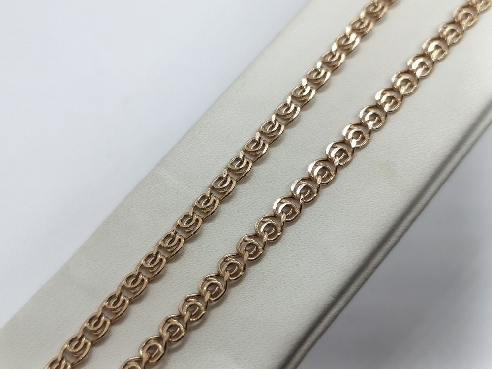 ЦПЛ585 ЦЕПЬ ПУСТОТЕЛАЯ Лав (Au 585)