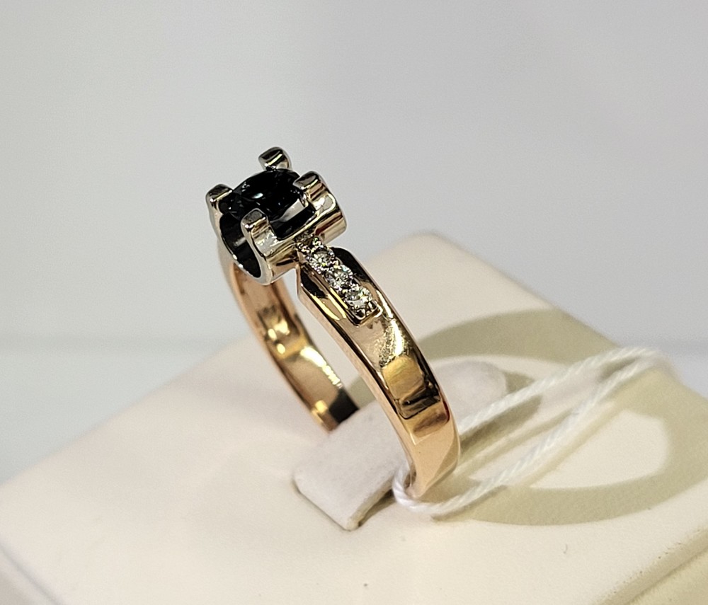 КОЛЬЦО БРИЛЛИАНТ Au 585