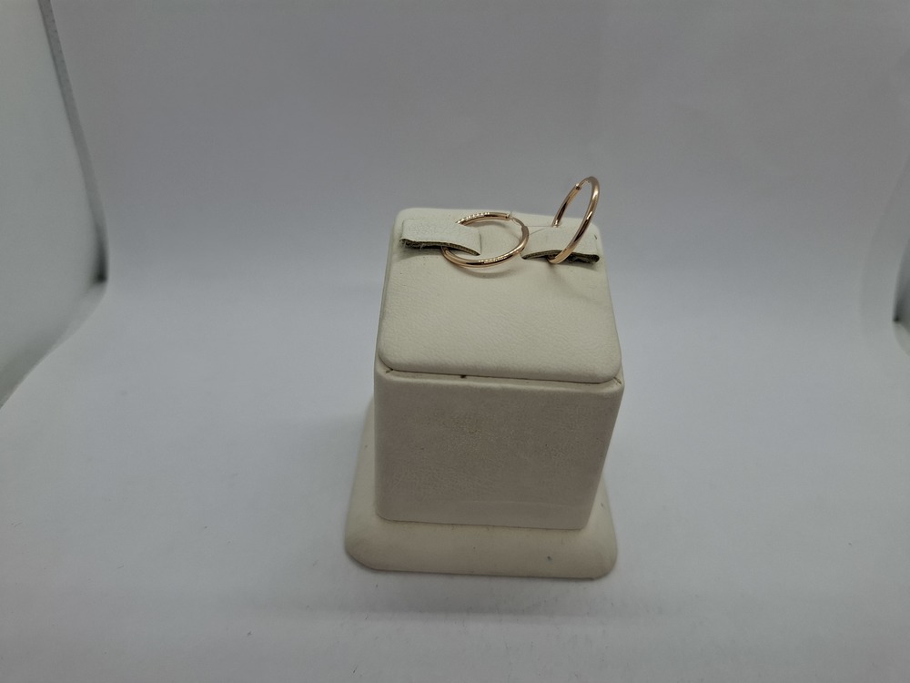 СЕРЬГИ КОНГО без камня (Au 585)