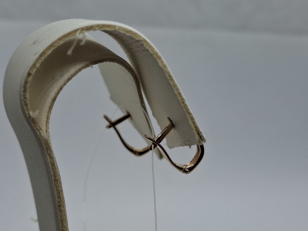 СЕРЬГИ БЕЗ КАМНЯ (Au 585)