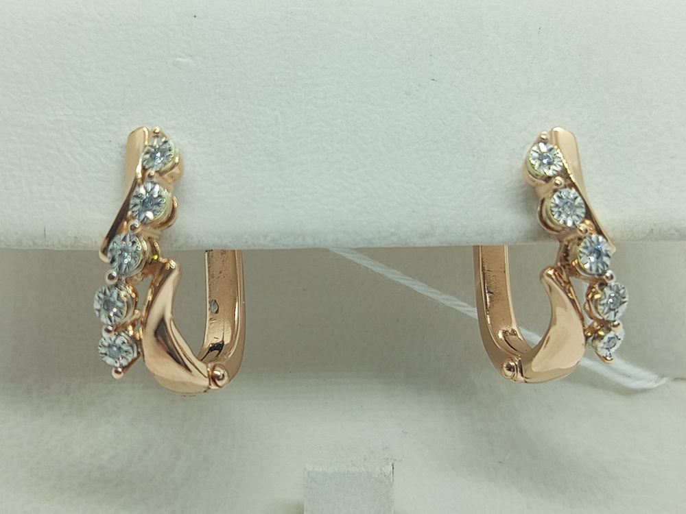 СЕРЬГИ БРИЛЛИАНТ (Au 585)