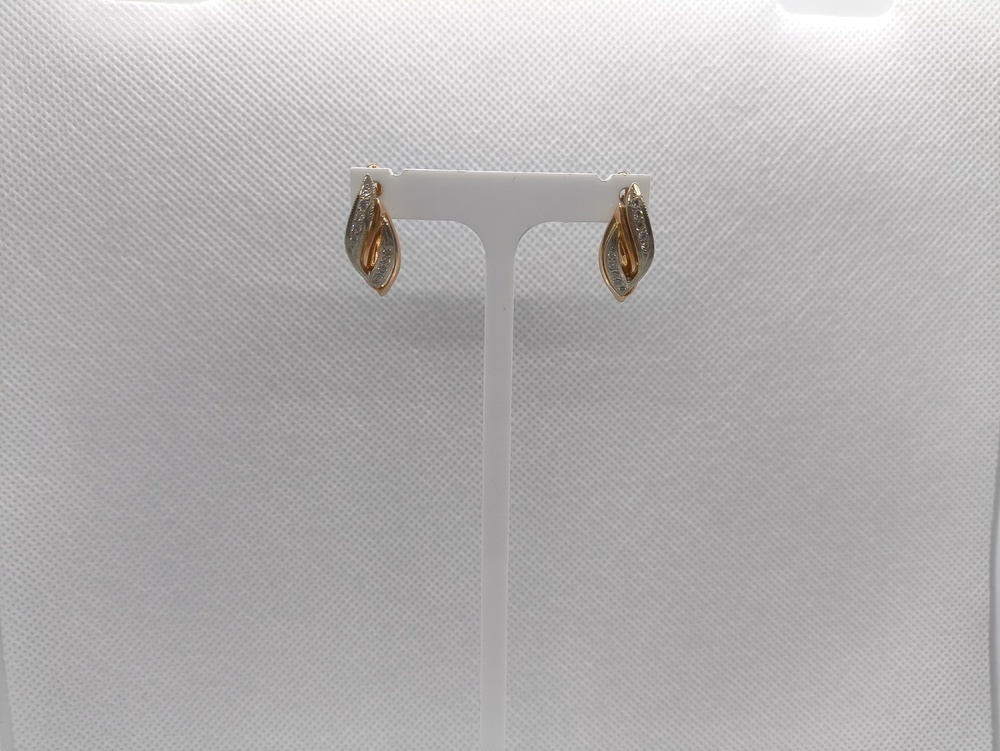 СКМИ585 СЕРЬГИ С КАМНЯМИ (Au 585)