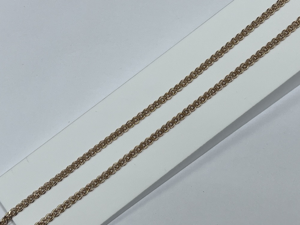 8060155П-55 ЦЕПЬ ПУСТОТЕЛАЯ Нона (Au 585)