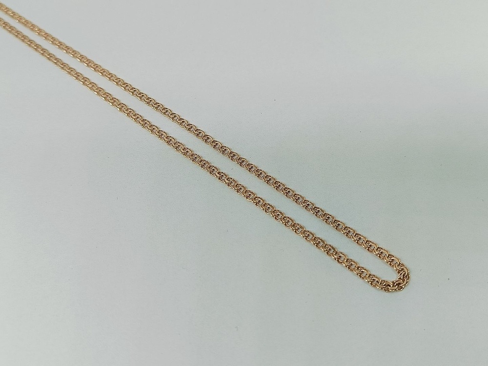 ЦЕПЬ ПУСТОТЕЛАЯ Бисмарк (Au 585)