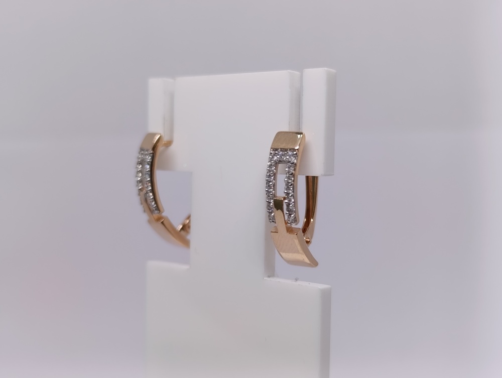 СЕРЬГИ С КАМНЯМИ (Au 585)