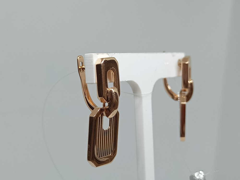 СЕРЬГИ БЕЗ КАМНЯ (Au 585)