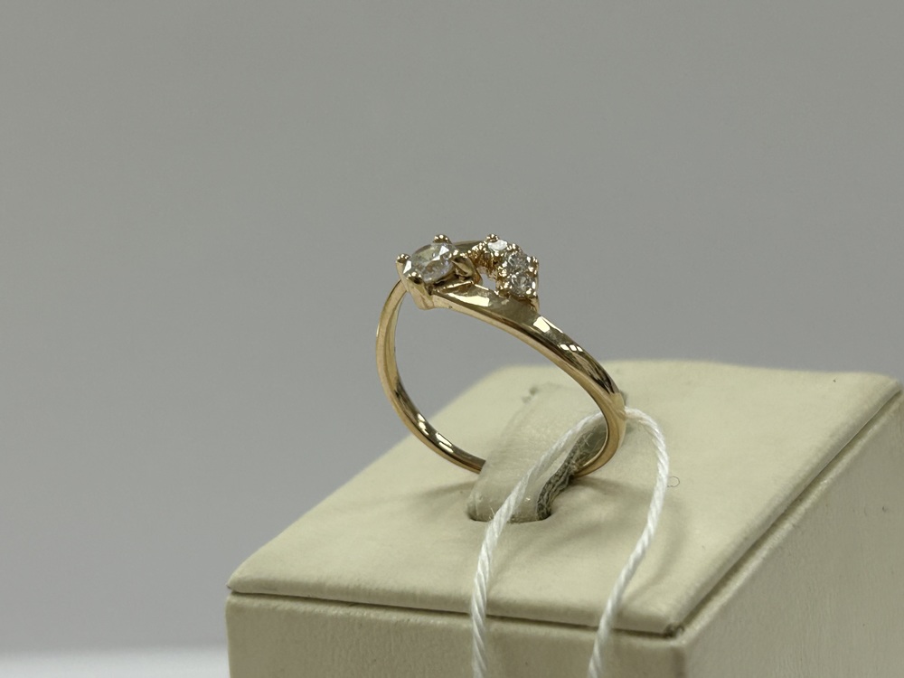 КОЛКМИ585 КОЛЬЦО С КАМНЯМИ (Au 585)