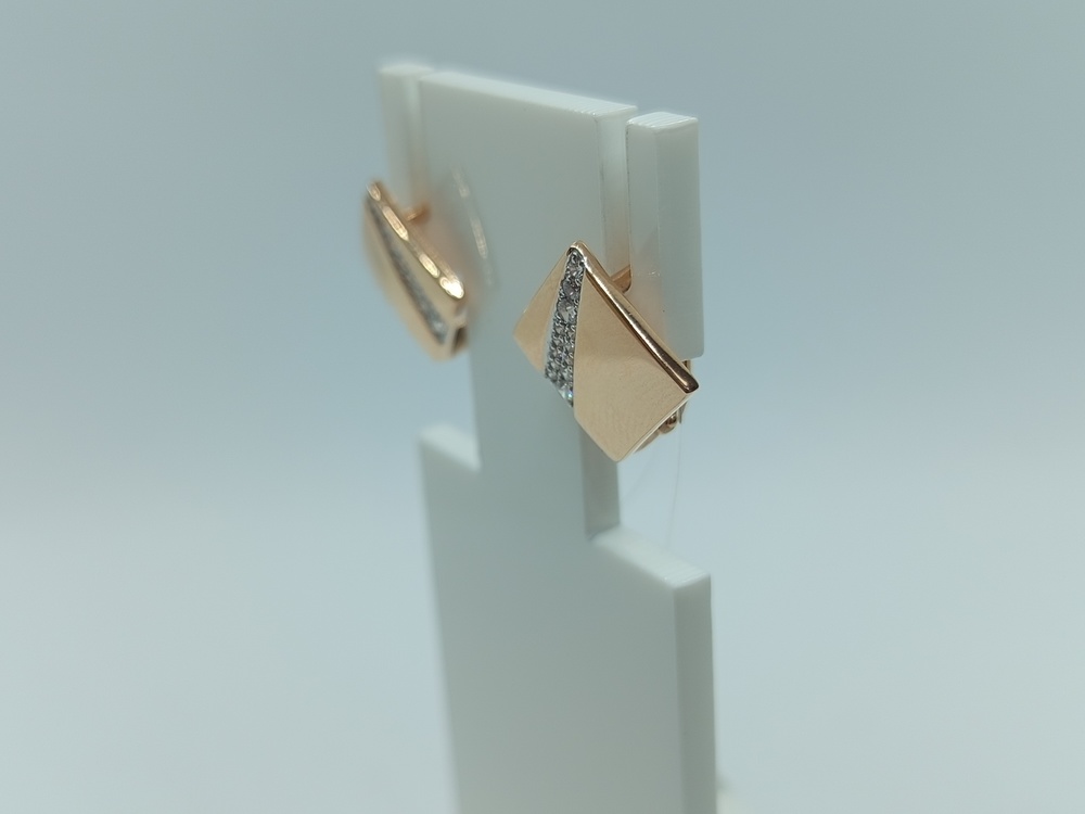 СЕРЬГИ С КАМНЯМИ (Au 585)